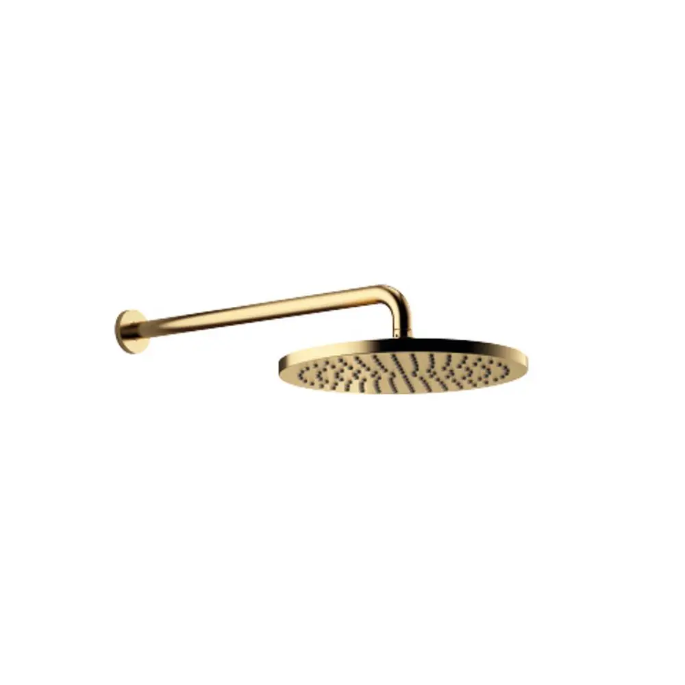 DORNBRACHT Regenbrause mit Wandanbindung SERIENSPEZIFISCH 28679970 300 mm Messing gebürstet (23kt Gold), 28679970-28 Galeriebild 1
